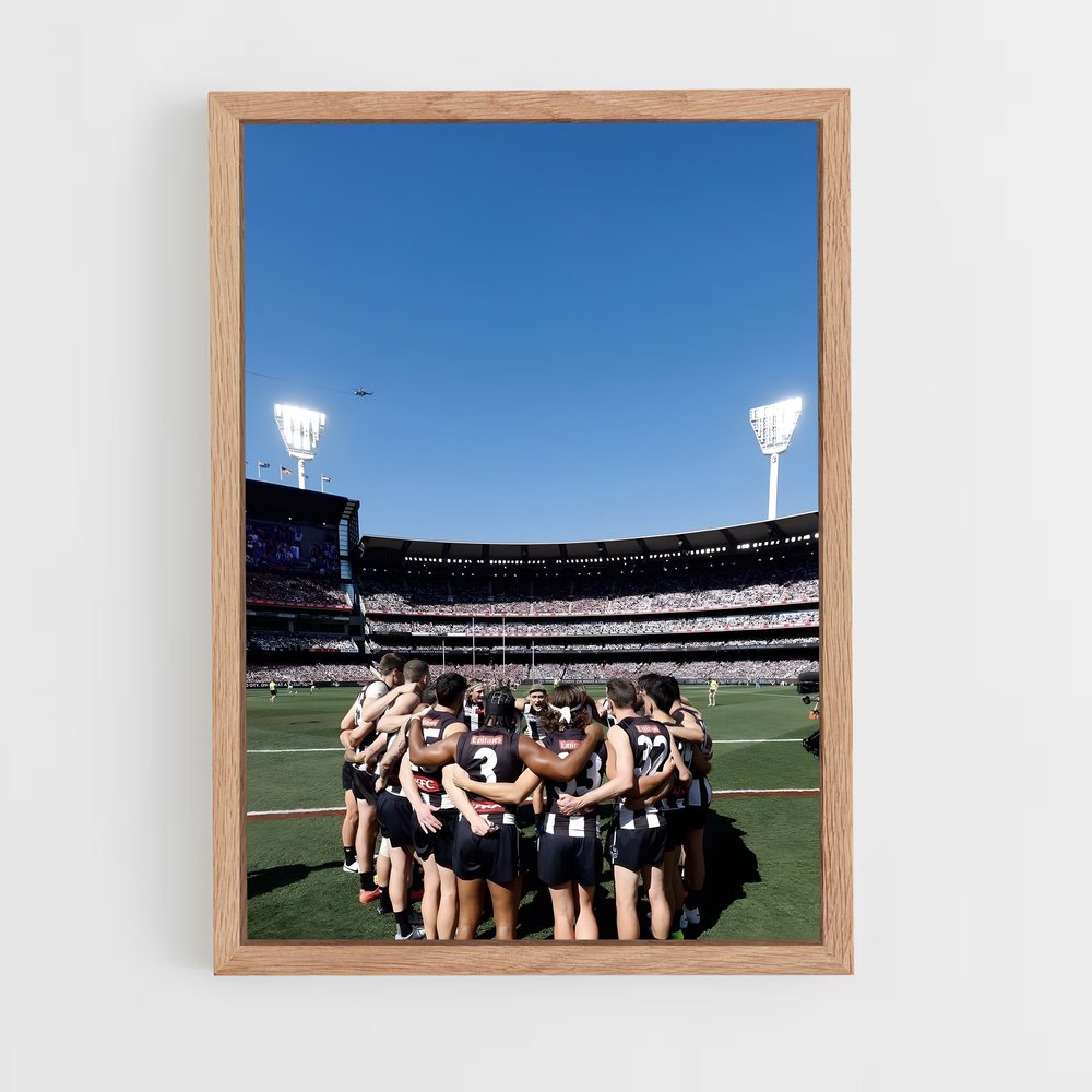 Poster Blackhawks Before the Game – affiche Football australien (vue 4)